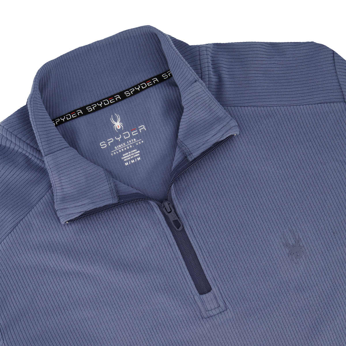 Spyder Corduroy Quarter Zip - Midnight Blue