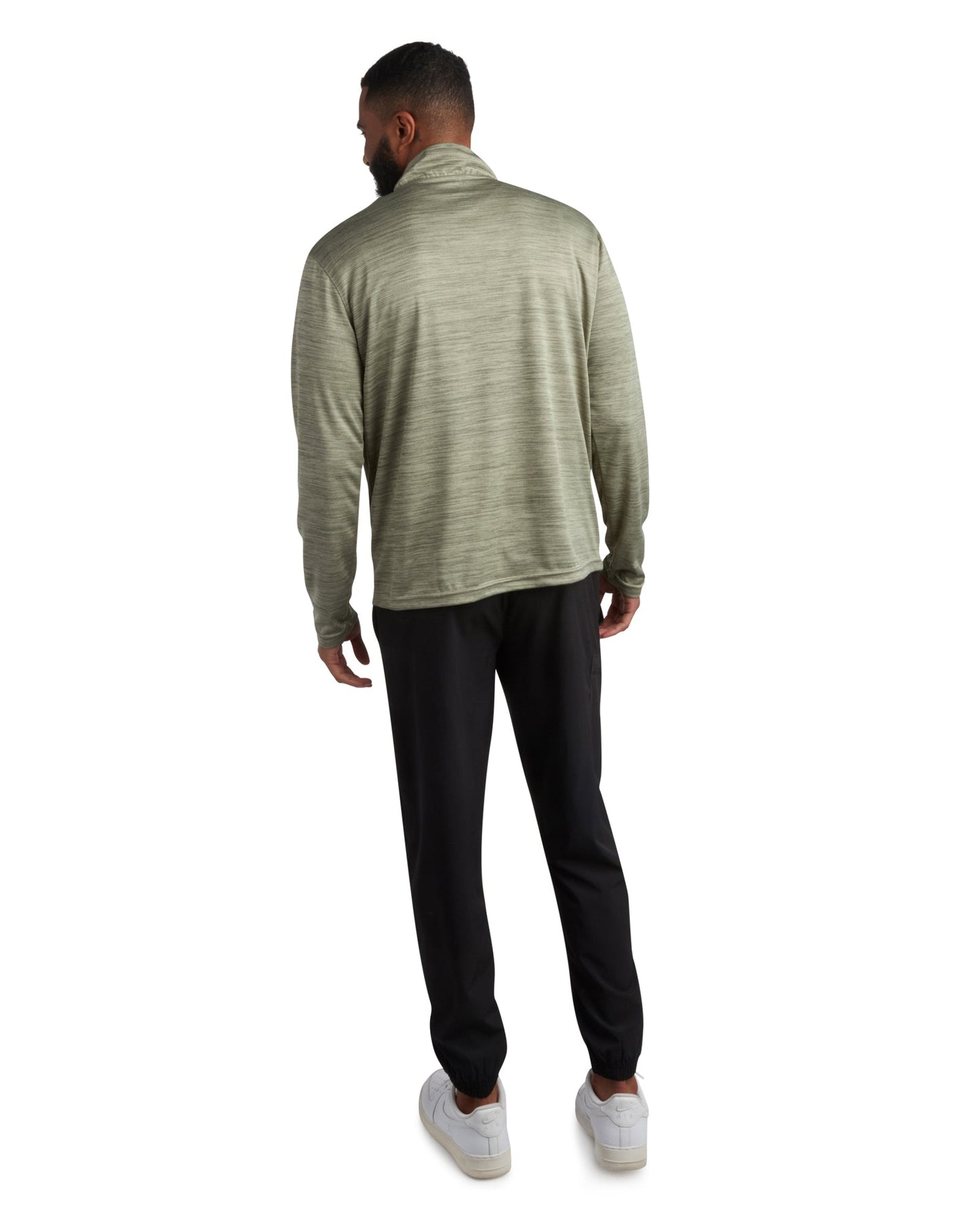 Spyder Long Sleeve Honeycomb Quarter Zip - Spruce Green