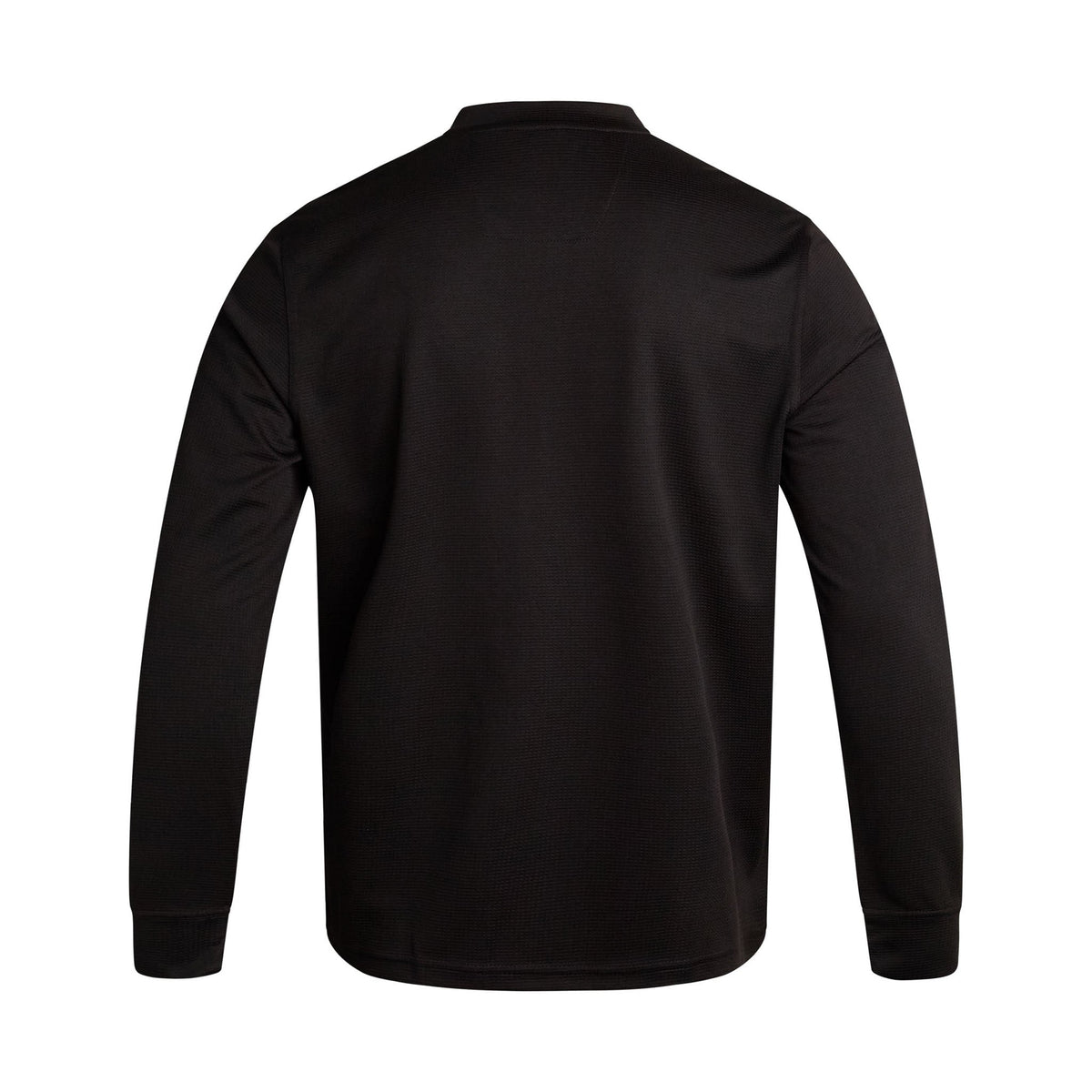 Size L Spyder Long Sleeve Thermal Henley - Black