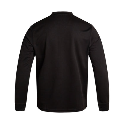 Size L Spyder Long Sleeve Thermal Henley - Black