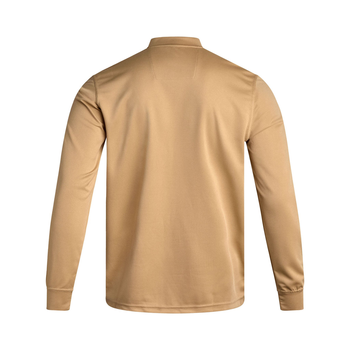 Size S Spyder Long Sleeve Thermal Henley - Sand