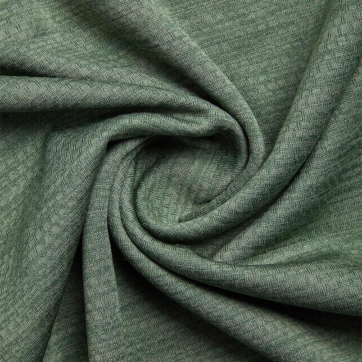 Size M Spyder Knit Half Zip - Spruce Green