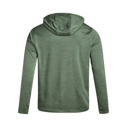 Size M Spyder Knit Half Zip - Spruce Green