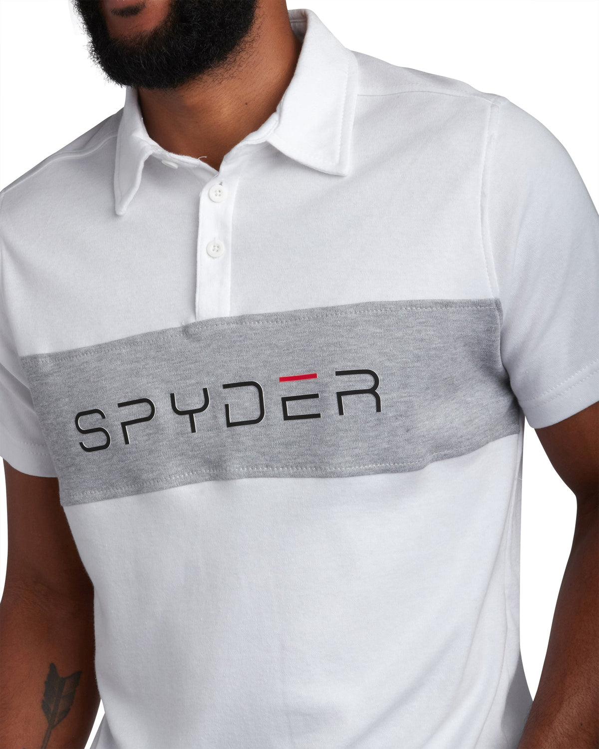Spyder Short Sleeve Interlock Color Block Polo