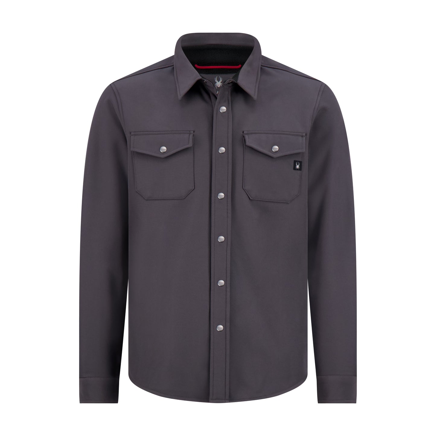 Size M Spyder Bonded Shirt Jacket - Gunmetal