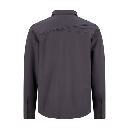 Size M Spyder Bonded Shirt Jacket - Gunmetal
