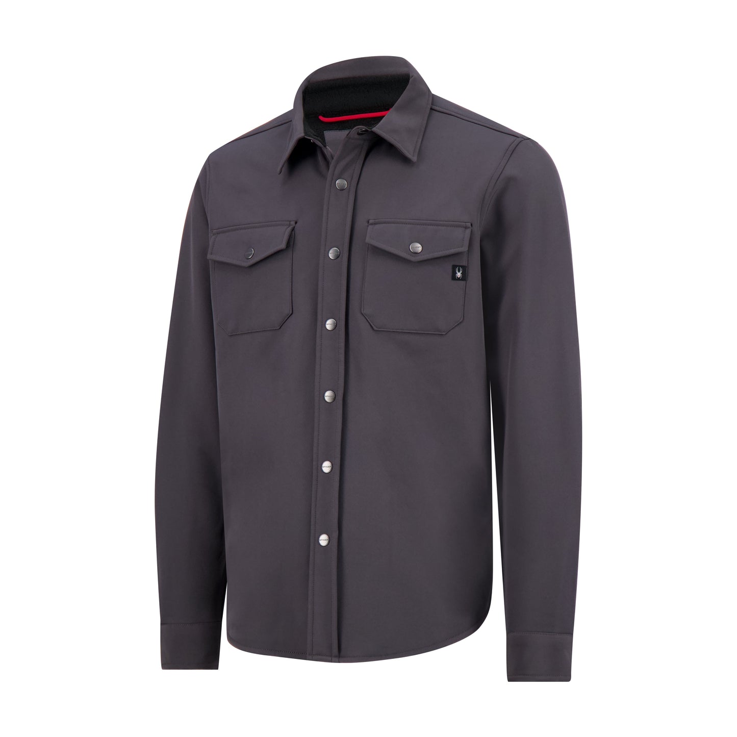 Size M Spyder Bonded Shirt Jacket - Gunmetal