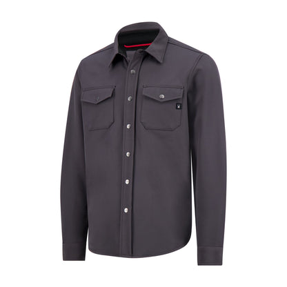 Size M Spyder Bonded Shirt Jacket - Gunmetal