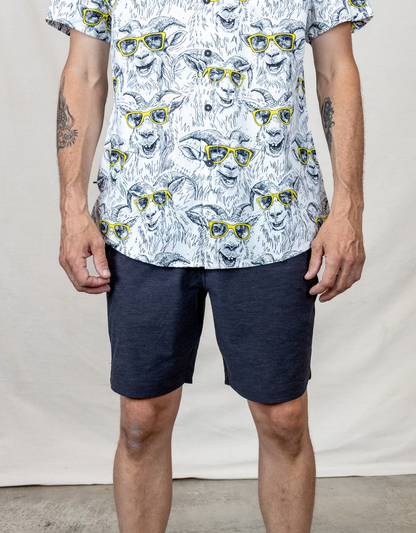 Baja Llama Magellan Explorer Shorts - Black Heather