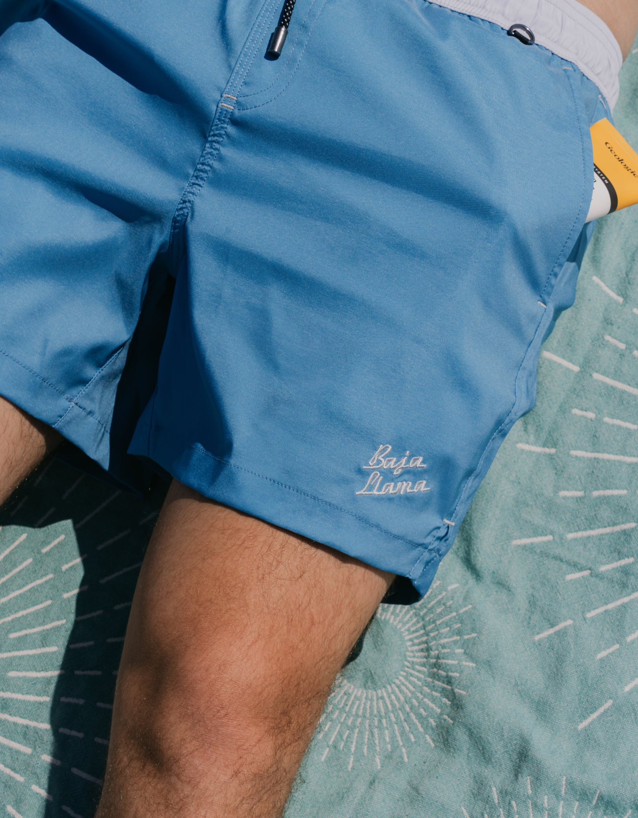 Baja Llama Solid Sky Seeker - Stretch Swimsuit