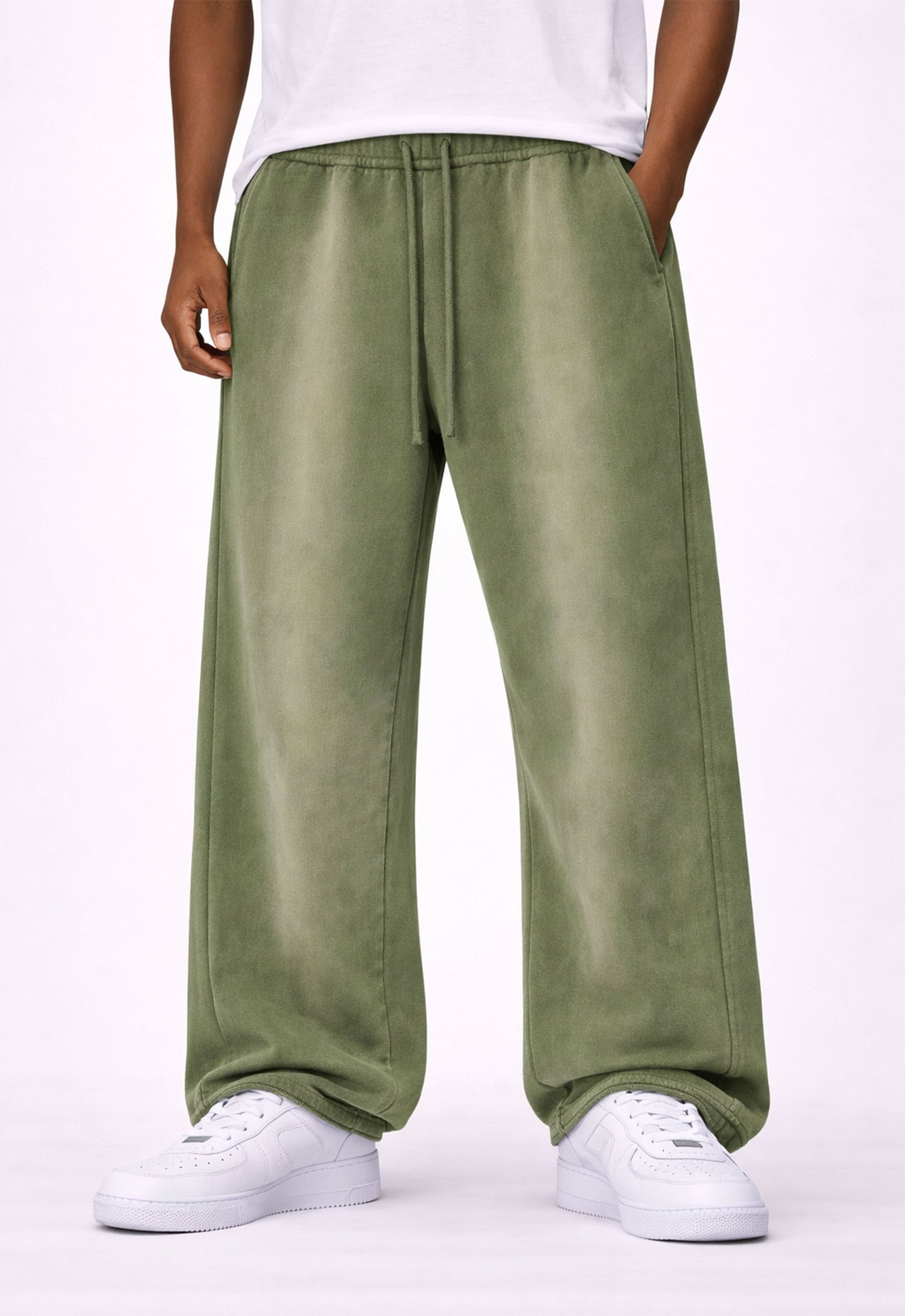 UNDEVELOPED Olive Sunfade Sweatpants