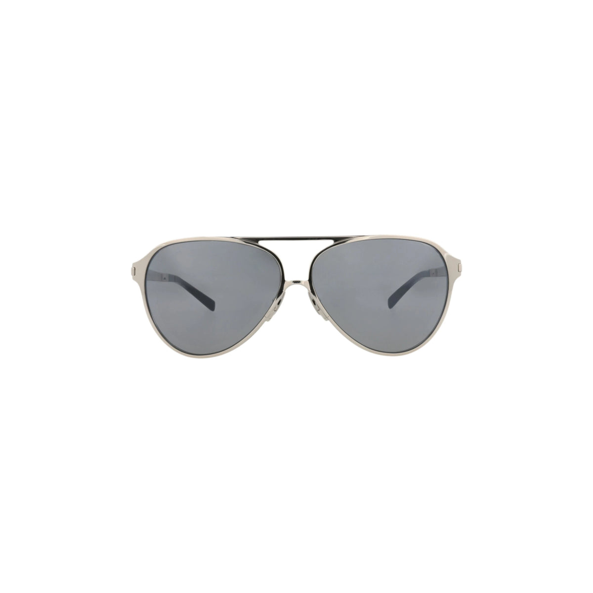 Saint Laurent Aviator-Frame Metal Sunglasses 'Grey/Silver'