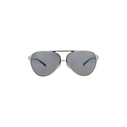 Saint Laurent Aviator-Frame Metal Sunglasses 'Grey/Silver'