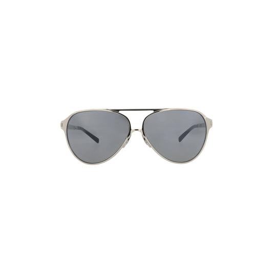 Saint Laurent Aviator-Frame Metal Sunglasses 'Grey/Silver'