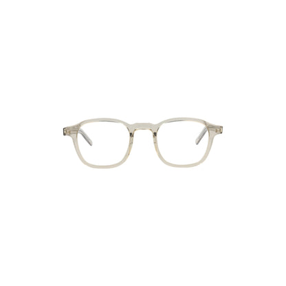 Saint Laurent Photochromic Round-Frame Acetate Optical Frames 'Beige'