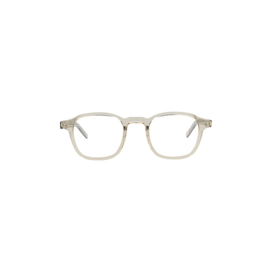 Saint Laurent Photochromic Round-Frame Acetate Optical Frames 'Beige'