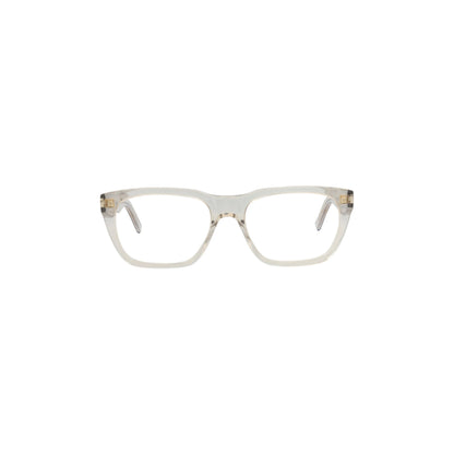 Saint Laurent Photochromic Square-Frame Recycled Acetate Optical Frames 'Beige'