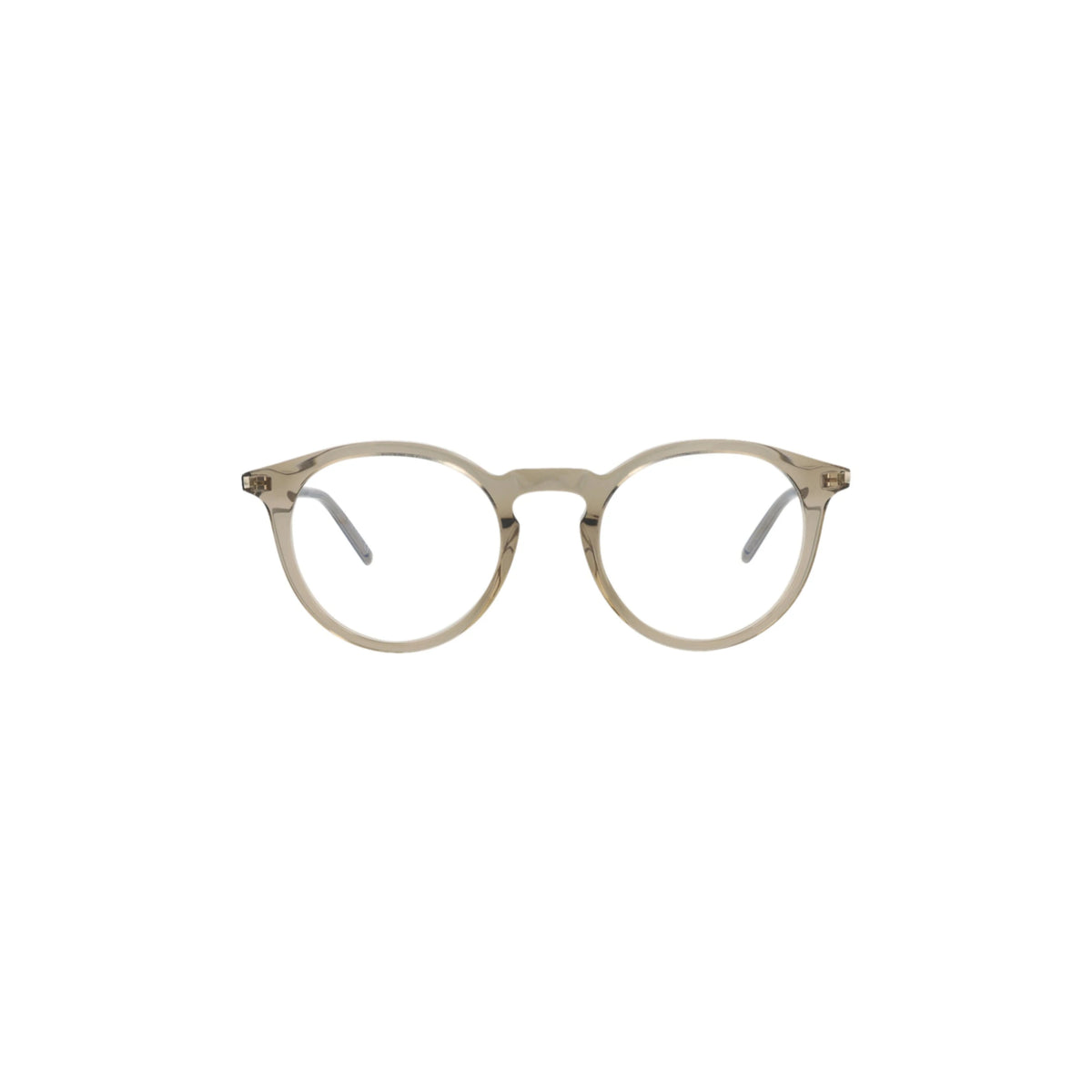 Saint Laurent Round-Frame Acetate Optical Frames 'Brown'