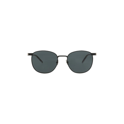 Saint Laurent Round-Frame Metal Sunglasses 'Slate'