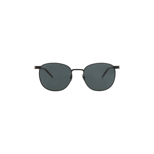 Saint Laurent Round-Frame Metal Sunglasses 'Slate'