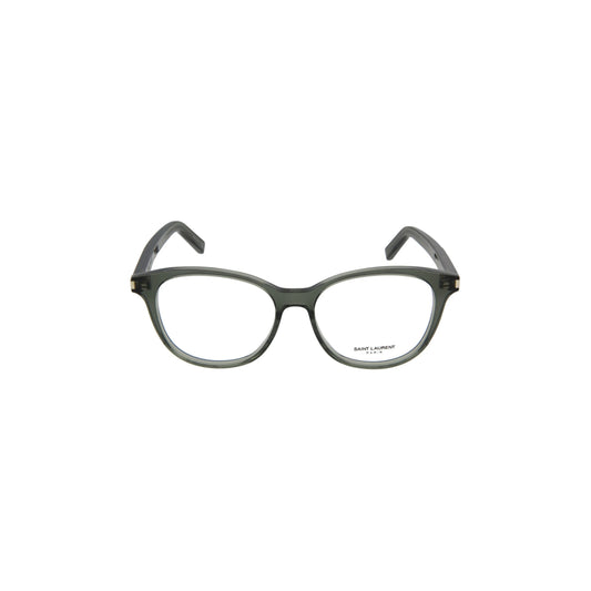 Saint Laurent Round Acetate Optical Glasses 'Green'