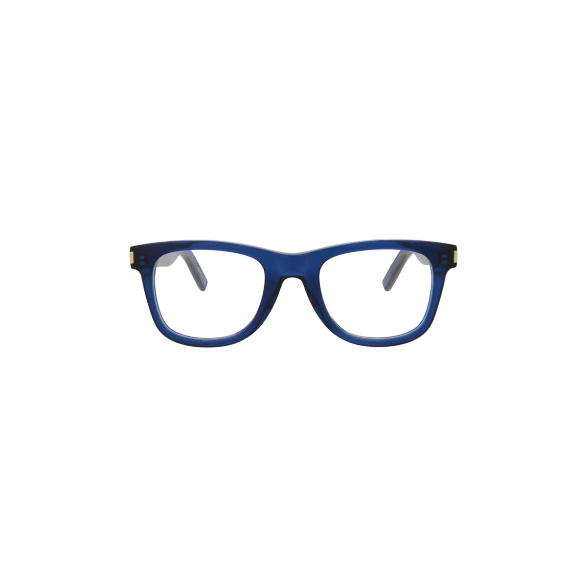 Saint Laurent Square-Frame Acetate Optical Frames 'Blue'
