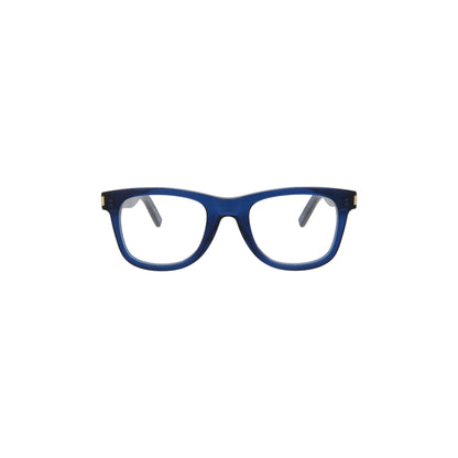 Saint Laurent Square-Frame Acetate Optical Frames 'Blue'