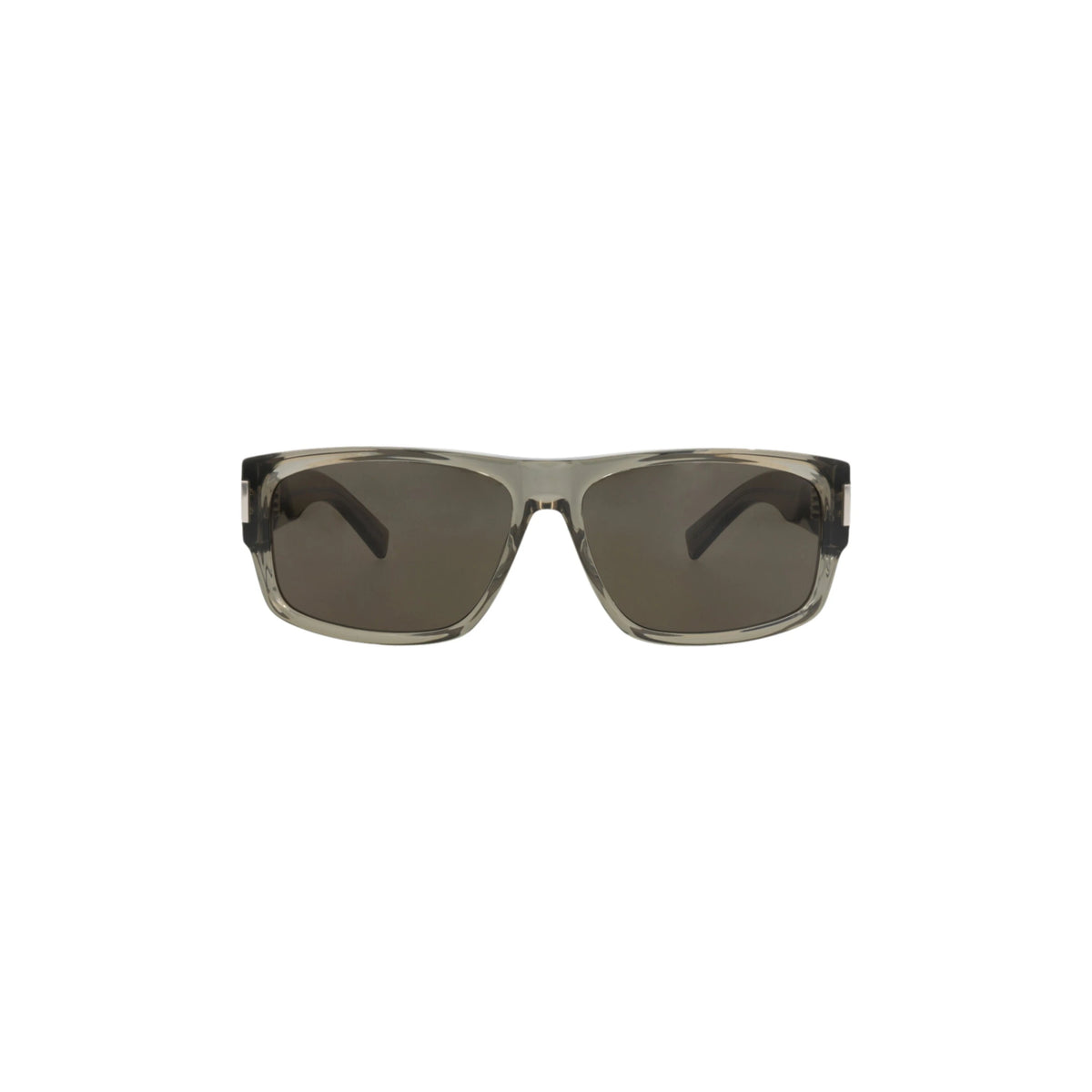 Saint Laurent Square-Frame Recycled Acetate Sunglasses 'Grey'