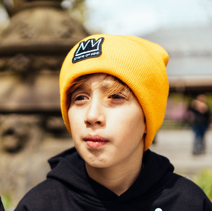 NY State of Mind Radiant Logo Knit Beanie - Mann