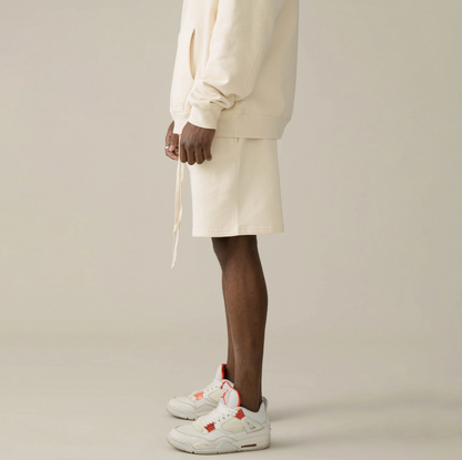 Luetti 1980 Fleece lined Oversized Sweatshorts [Beige] - Mann