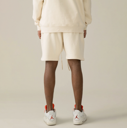 Luetti 1980 Fleece lined Oversized Sweatshorts [Beige] - Mann