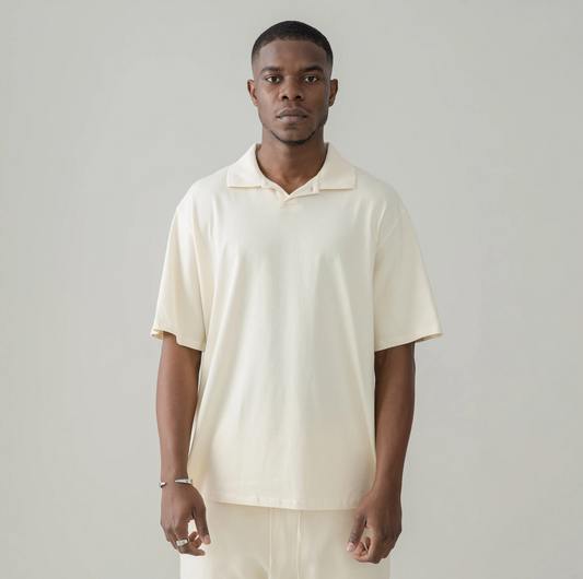 Luetti 1980 Oversized Polo [Beige] - Mann