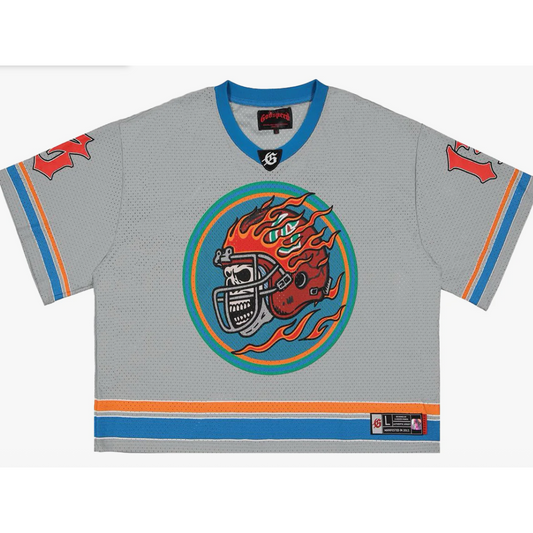 Godspeed First Down Jersey (Grey/Blue) - Mann