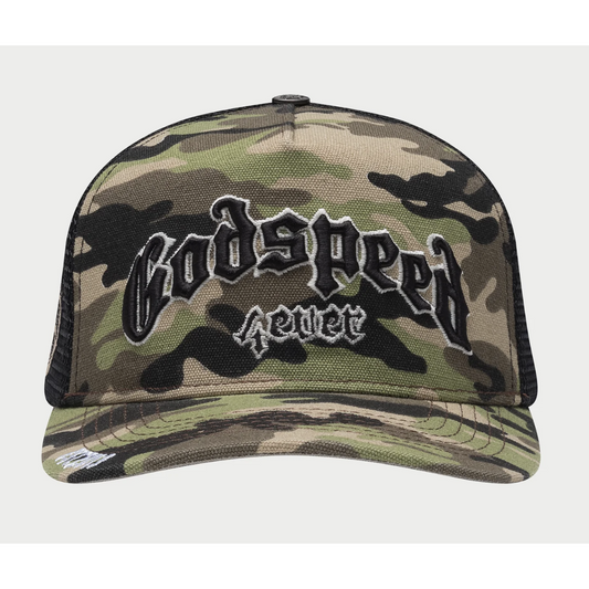 Godspeed Forever Trucker Hat (Camo) - Mann