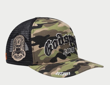 Godspeed Forever Trucker Hat (Camo) - Mann