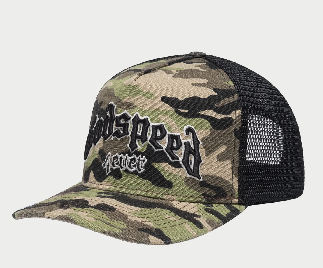 Godspeed Forever Trucker Hat (Camo) - Mann