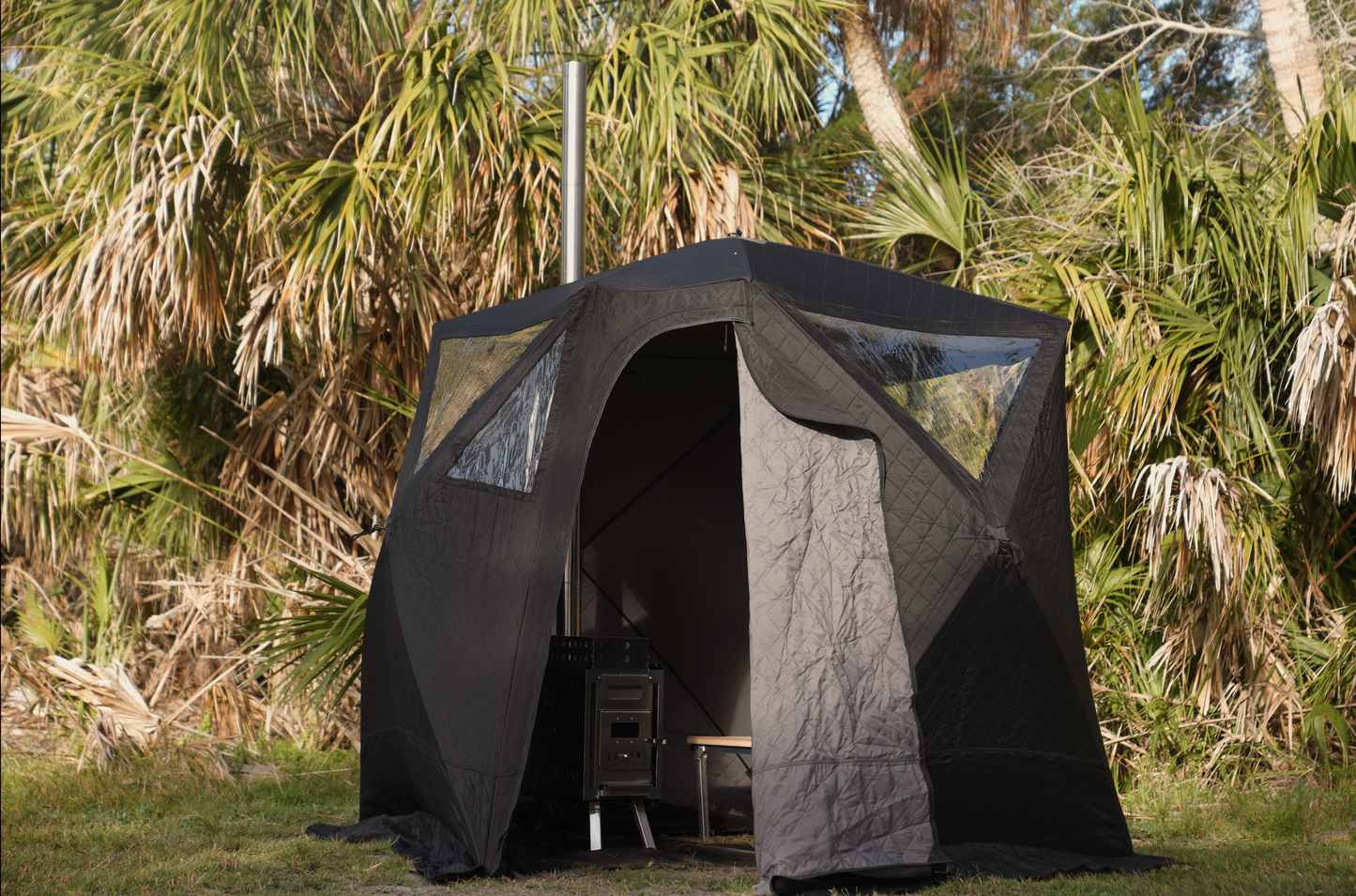 NSS Nova 4 Sauna Tent Elite Experience Package (4-person) - Mann