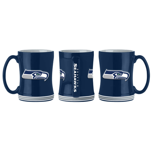 Seattle Seahawks Logo Relief Coffee Mug