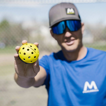 Moment Pickleball Spinmasters 2-Color Indoor/Outdoor Balls for Training - Mann