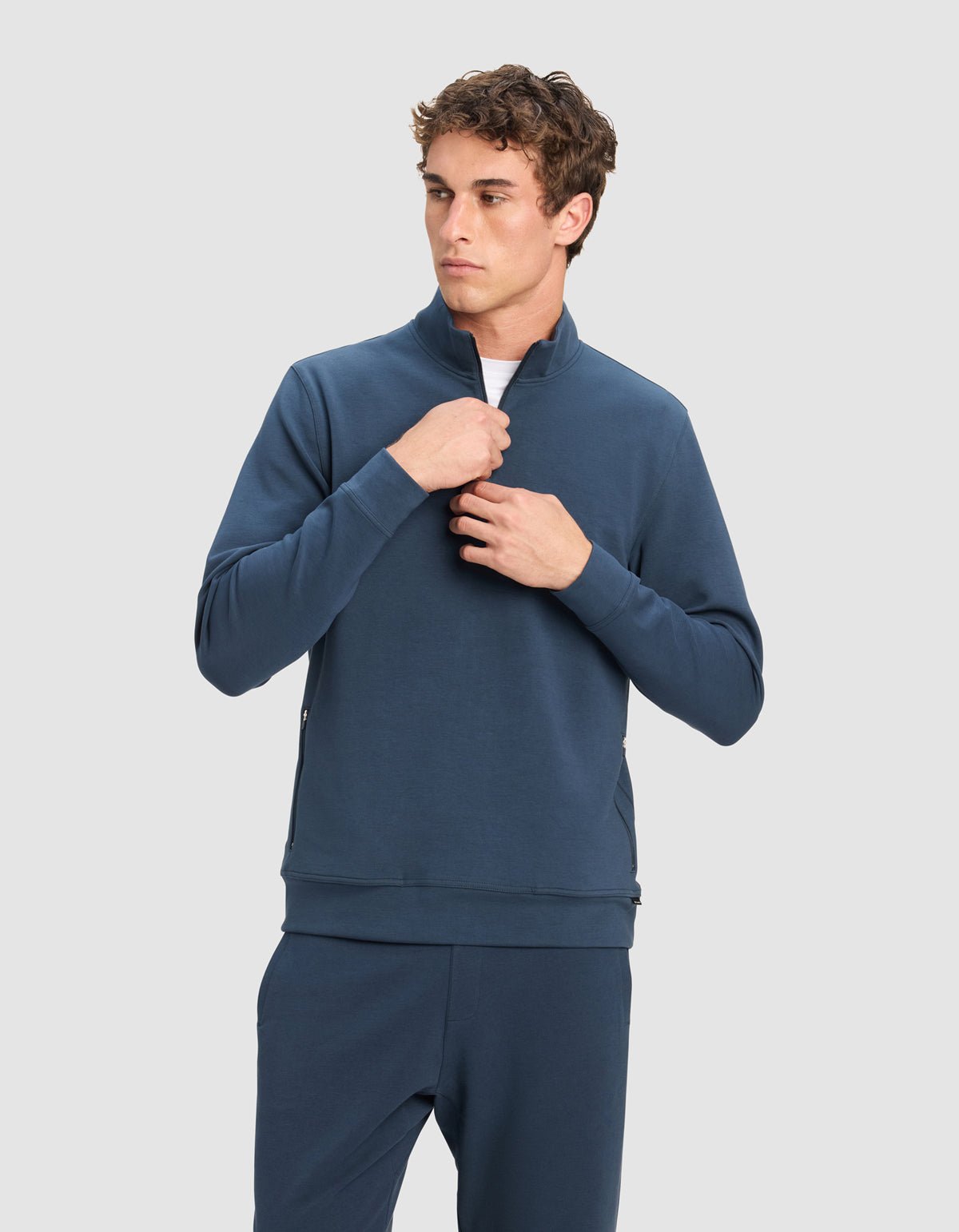 Cozy Earth StretchTech Quarter Zip & Jogger Set