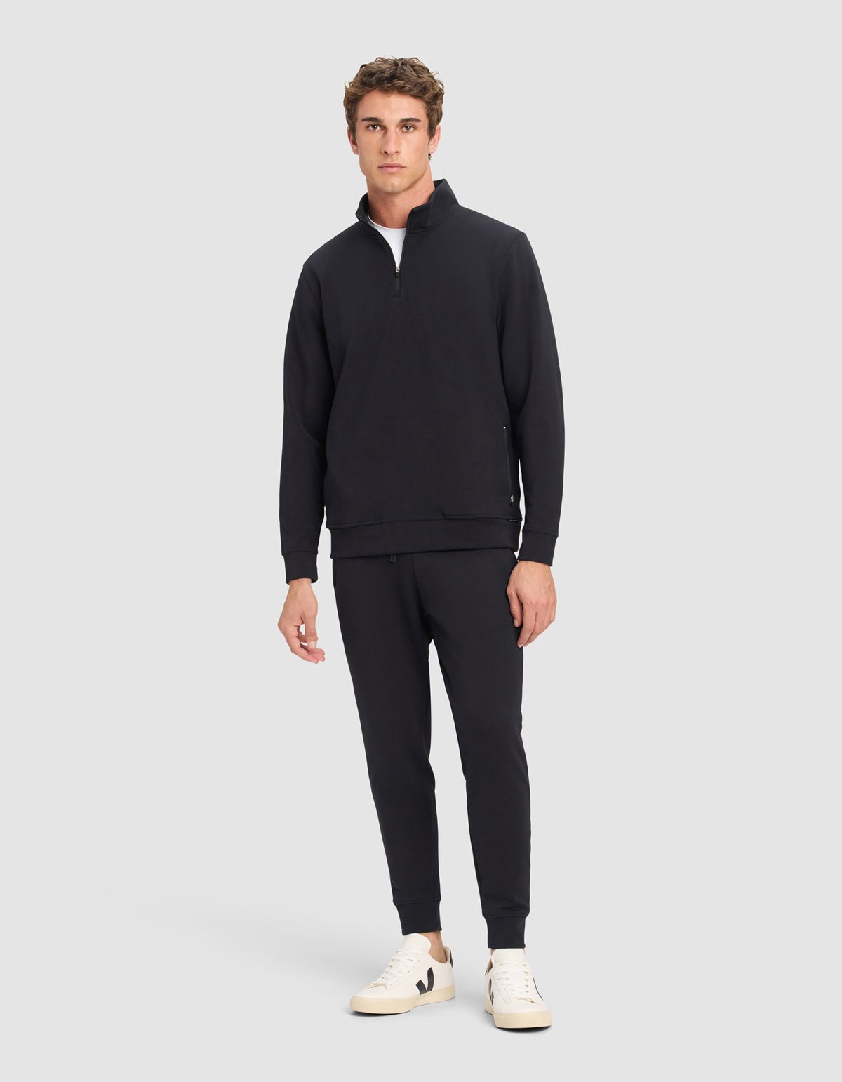 Cozy Earth StretchTech Quarter Zip & Jogger Set