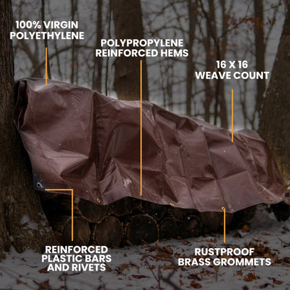 WDO 14’ x 16’ Super Heavy Duty Poly Tarp