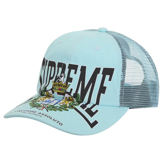 Supreme Crest Mesh Back 6-Panel Light Blue - Mann