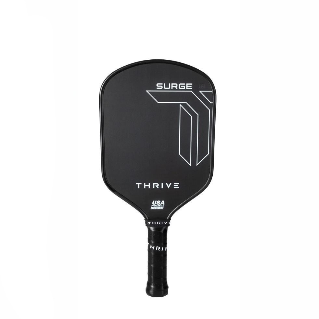 Thrive Pickleball Surge 16 MM (ALL COURT SERIES) Includes Lead Weights, Paddle Eraser, Key Chain, and Weight Card. (RECOMMENDED SWING WEIGHT 117-118) - Mann