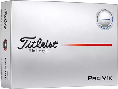 Titleist Pro V1x golf balls box with white background and branding, curated for men's lifestyle.