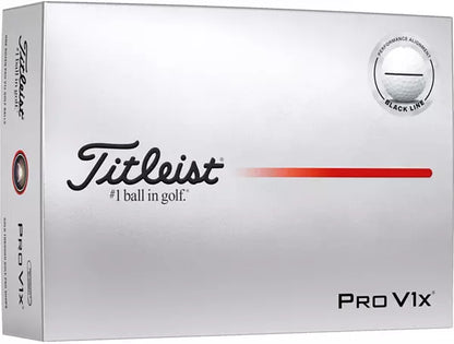 Titleist Pro V1x golf balls box with sleek white packaging, featured on Mann men's marketplace