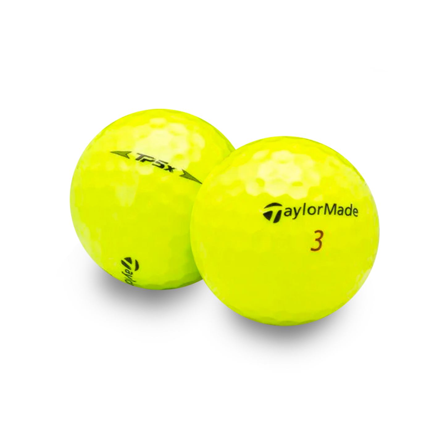 Taylormade Mint Yellow Tour Mix Golf Balls - 1 Dozen