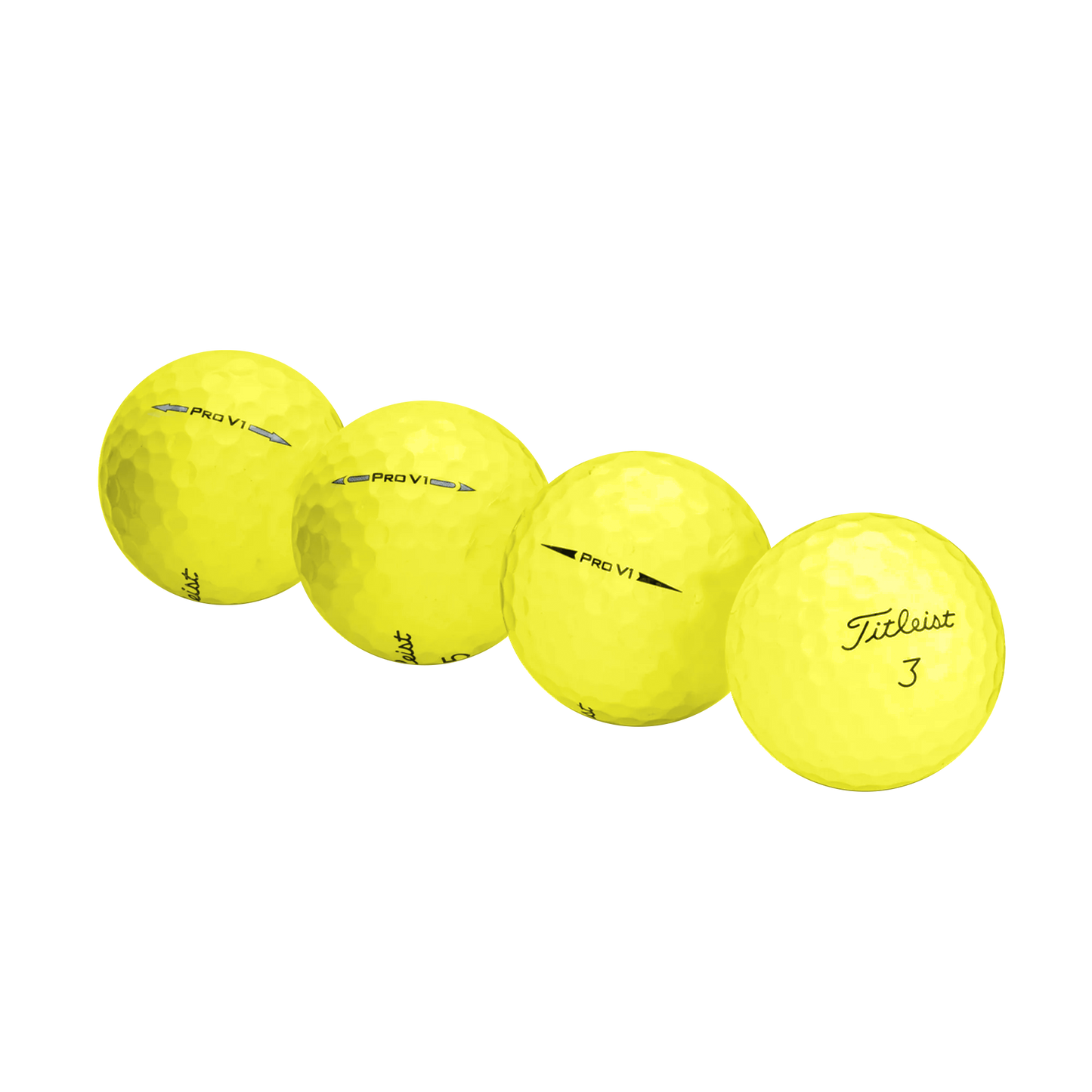Titleist Mint/Near Mint Pro V1 Yellow Mix Golf Balls - 1 Dozen