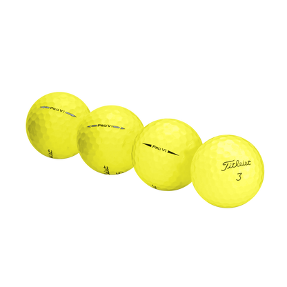 Titleist Mint/Near Mint Pro V1 Yellow Mix Golf Balls - 1 Dozen