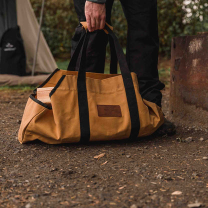 WDO Boat Shape Canvas Firewood Log Carriers